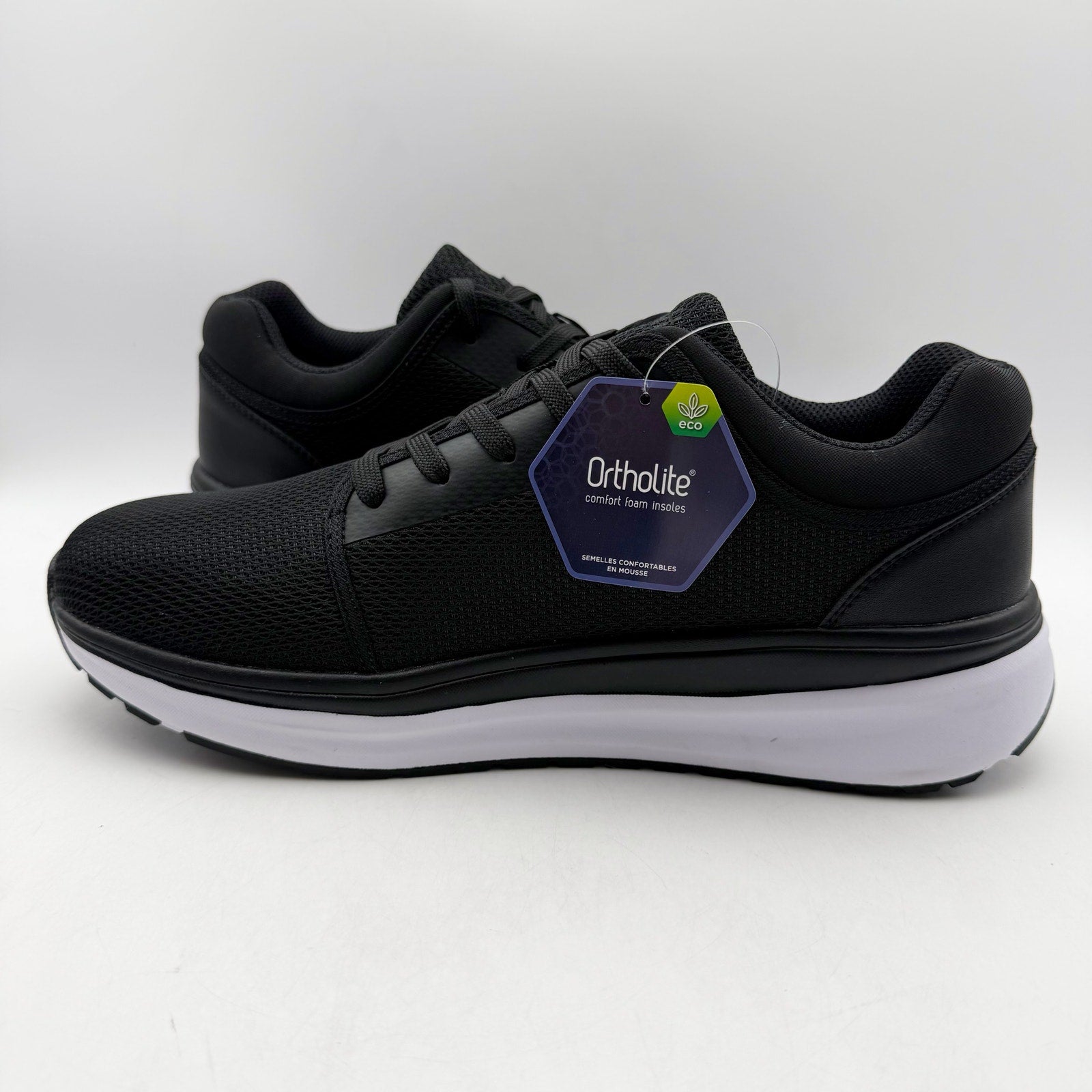 Propet Womens Ultima X Sneakers US 13 M EU 46.5 Black Athletic NIB