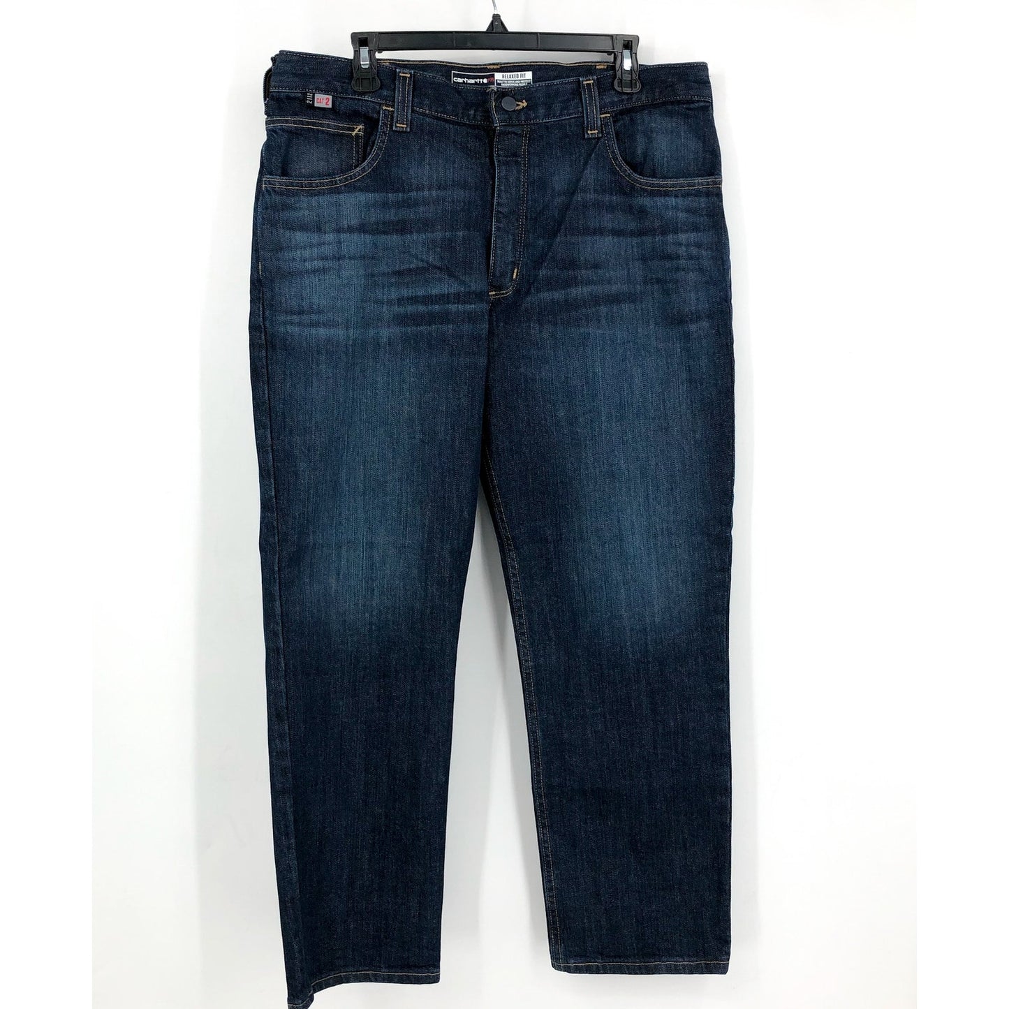 CARHARTT Men FR Rugged Flex Jean 36x30 Dark Blue Relaxed Fit 5-Pocket NWOT