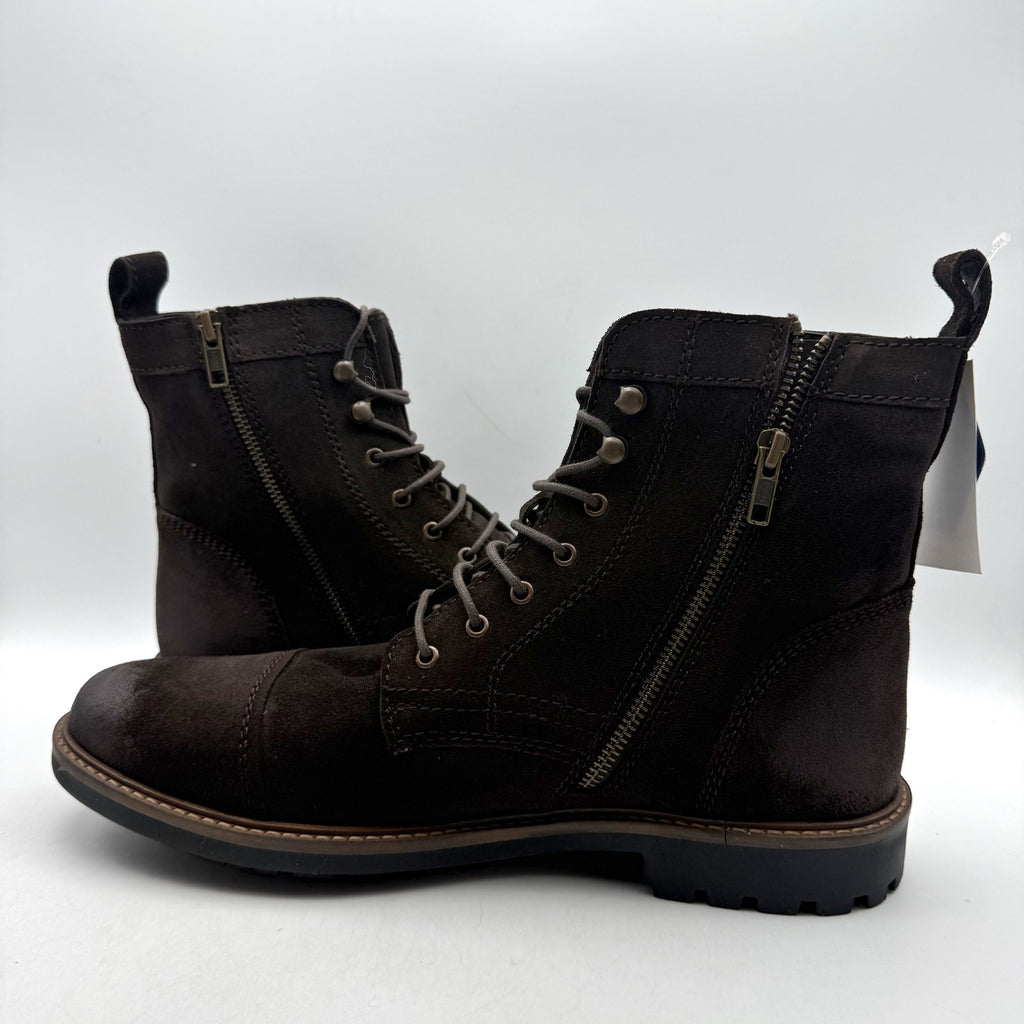 Anthony Veer Mens Wilder Ankle Boots US 12 M EU 45 Brown Suede Cap Toe NIB