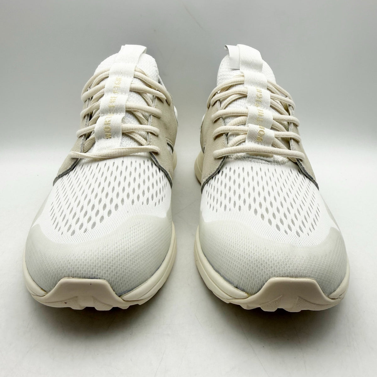 York Athletics Frank Trainer Womens 12 Mens 10.5 Bone White Casual Sneakers NIB