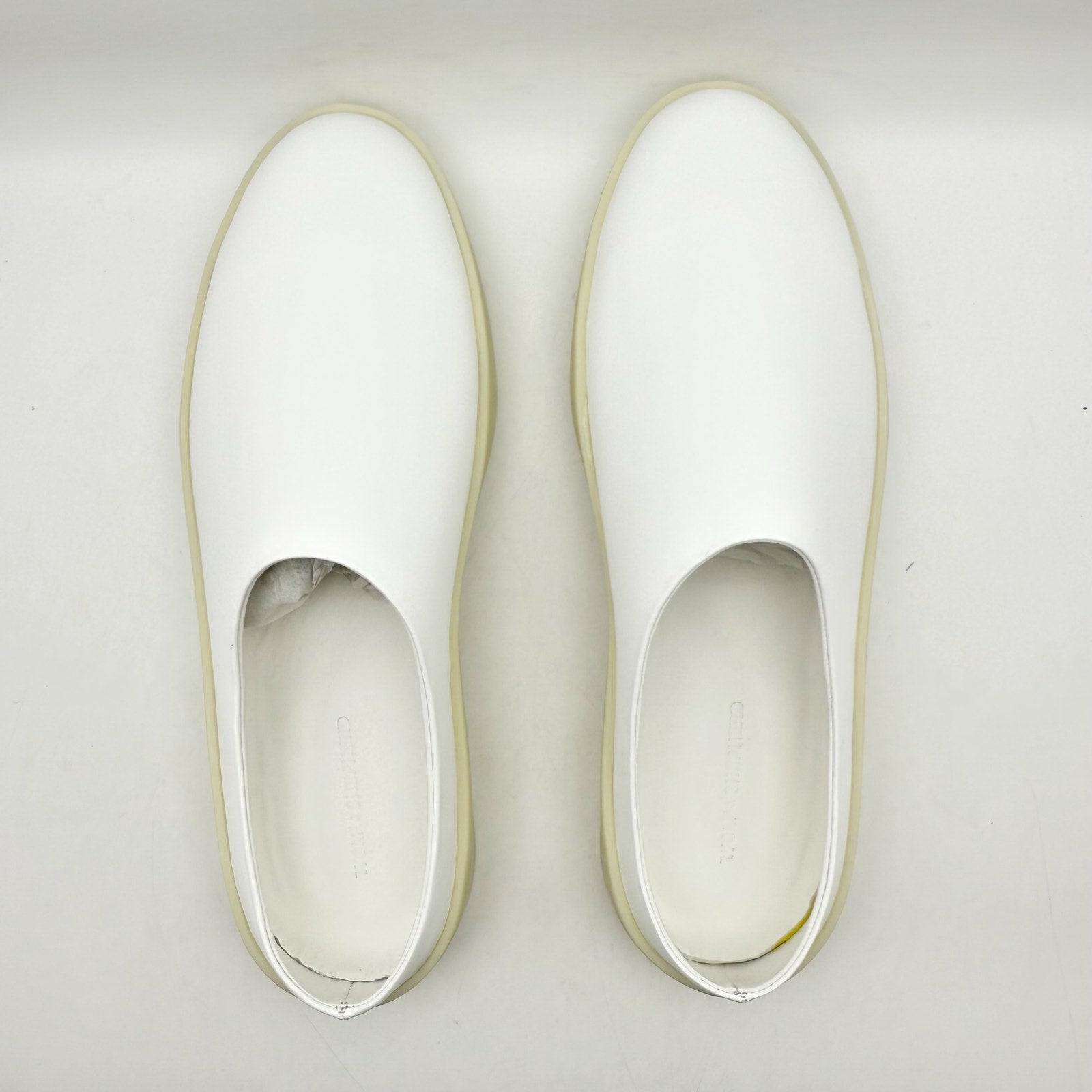 Wolf & Shepherd Mens Cruise Mule Slip On Shoes US 11 EU 44 White NIB