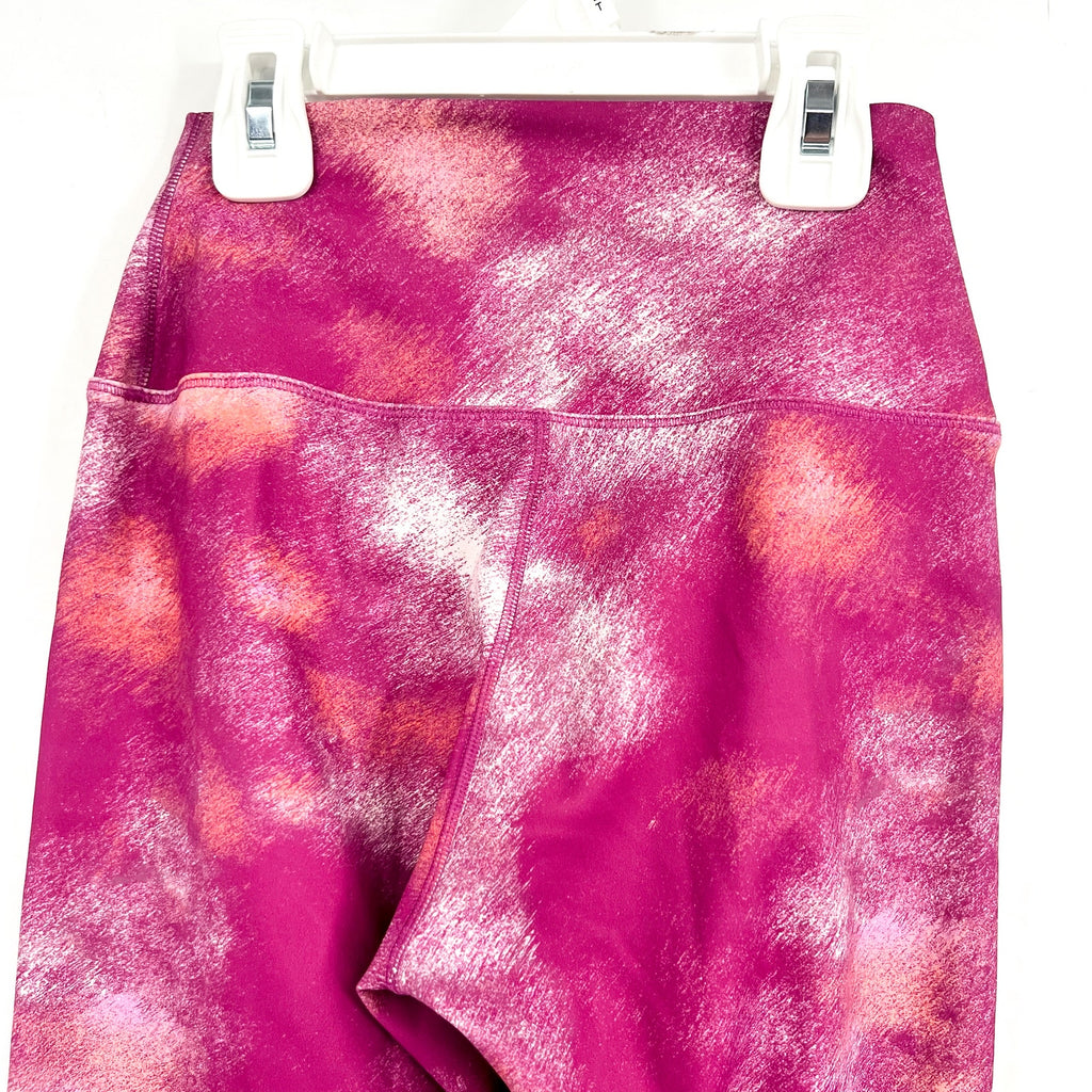 NIKE Women's High-Waisted 7/8 Leggings XS Pink Hot Fuchsia Print Athletic NWT