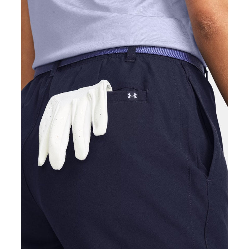 UNDER ARMOUR Women's UA Drive Pants Size 12 Navy Blue Golf Performance NWT