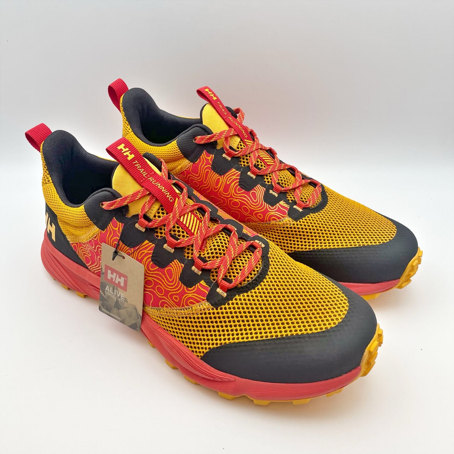 Helly Hansen Mens Featherswift Trail Running Sneakers US 11.5 Red Orange NWT