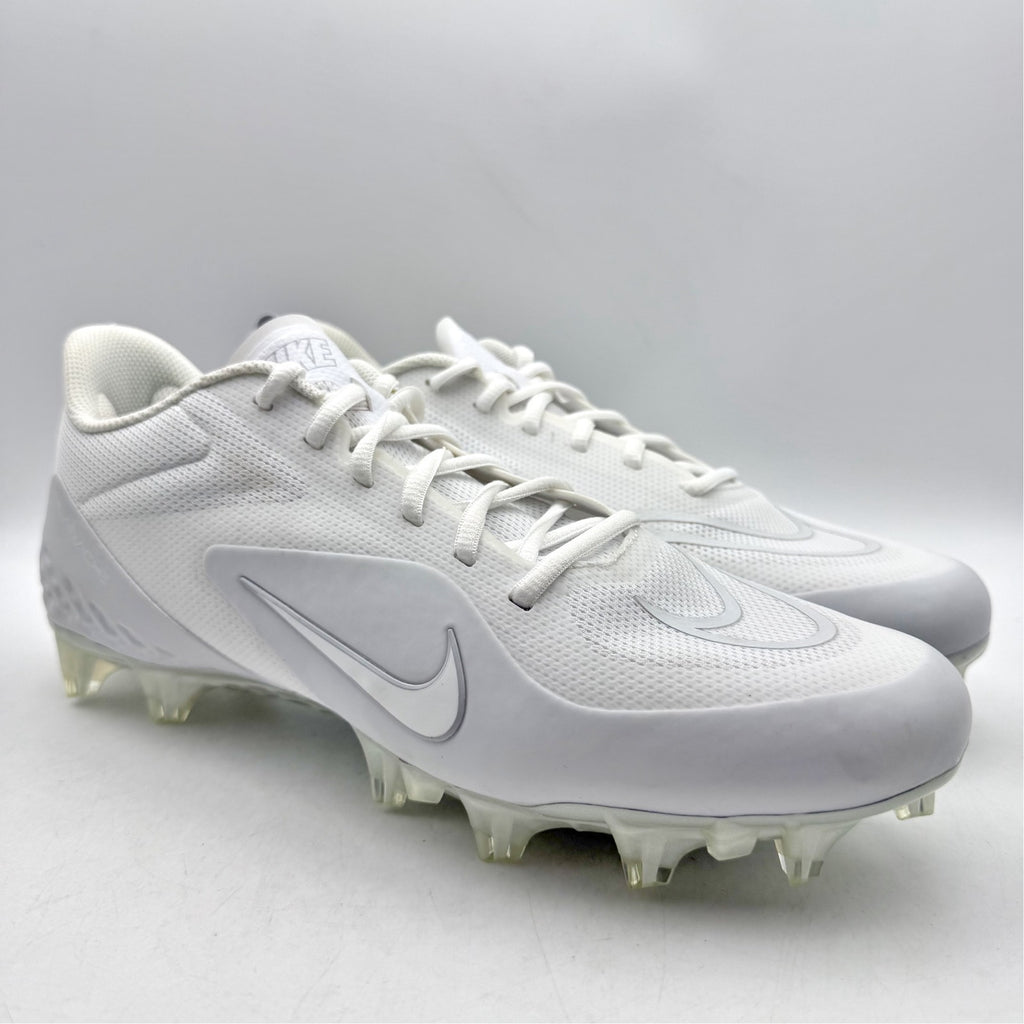 Nike Mens Alpha Huarache 8 Pro LX Lacrosse Cleats US 10 White Athletic NWOB