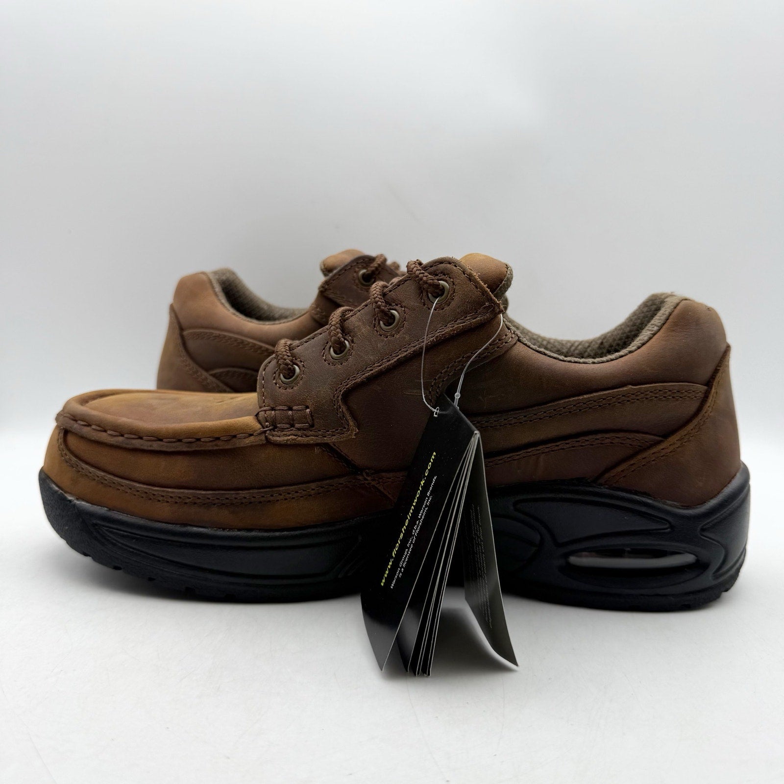 Florsheim Mens Polaris Composite Toe Work Shoes US 9.5 Wide Brown Leather NIB