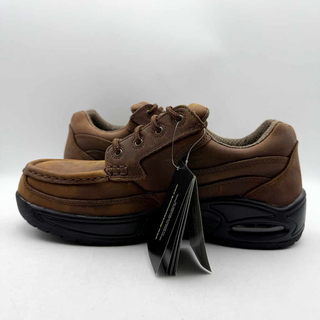 Florsheim Mens Polaris Composite Toe Work Shoes US 9.5 Wide Brown Leather NIB