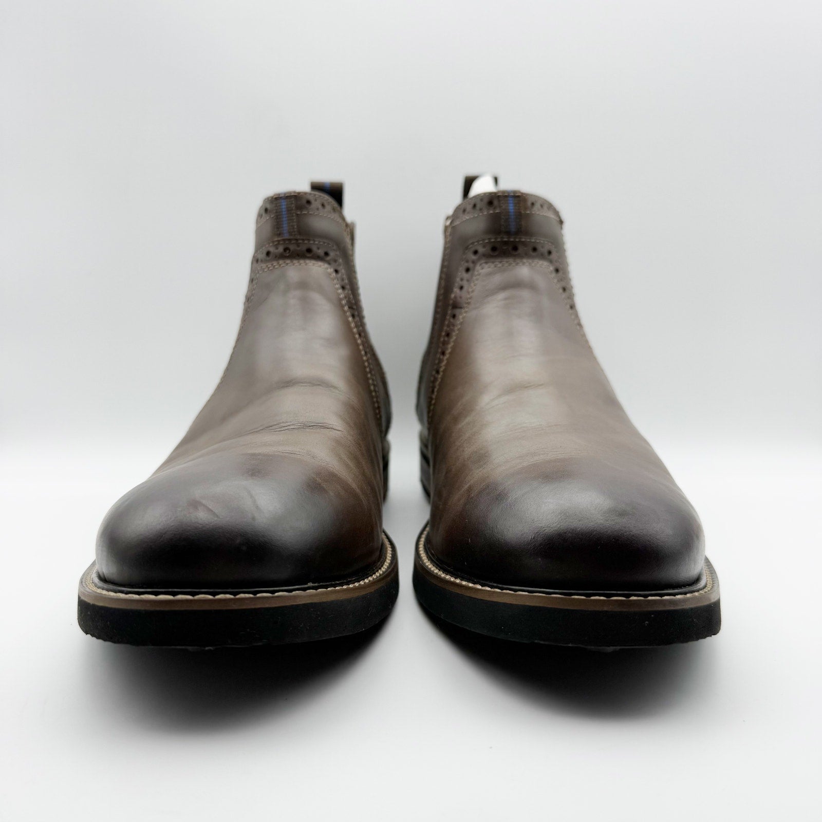 Nunn Bush KORE Womens Otis Chelsea Boot Size 11 M Brown Leather Plain Toe NIB