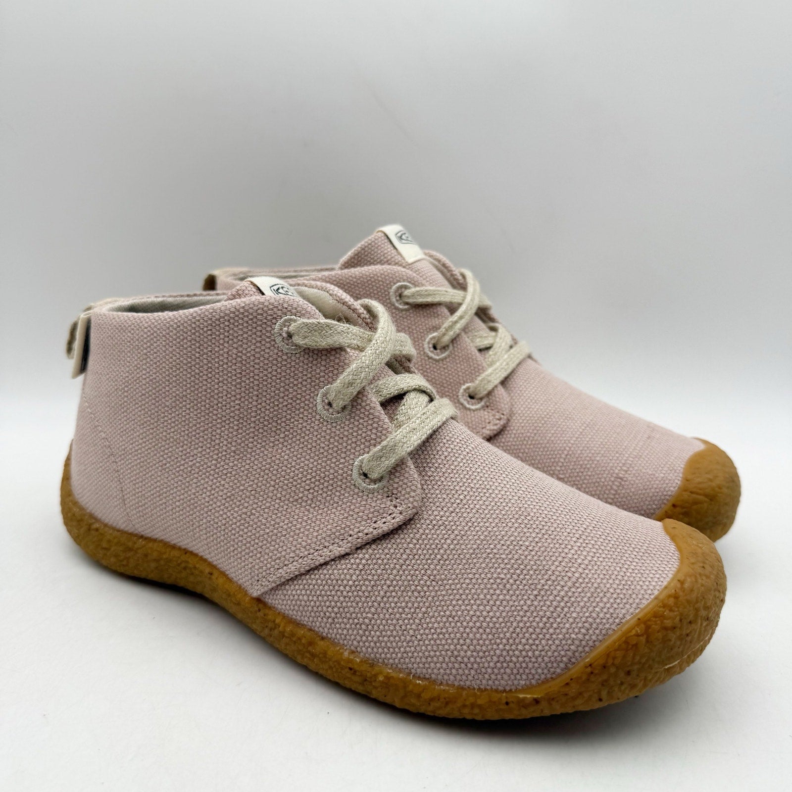 KEEN Womens Mosey Chukka Shoes US 6 EU 36 Fawn Beige Canvas NWOB