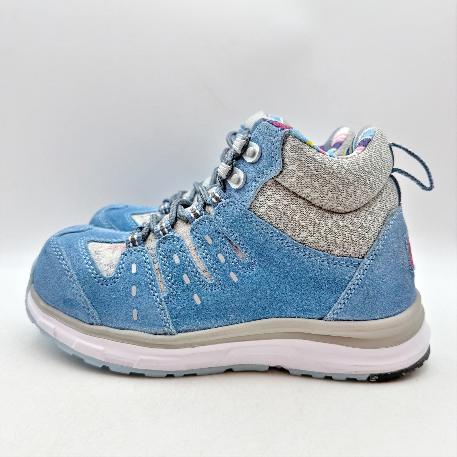 Moxie Trades Womens Trisha Work Boots US 5 EU 36 Blue Suede SR Composite Toe NIB