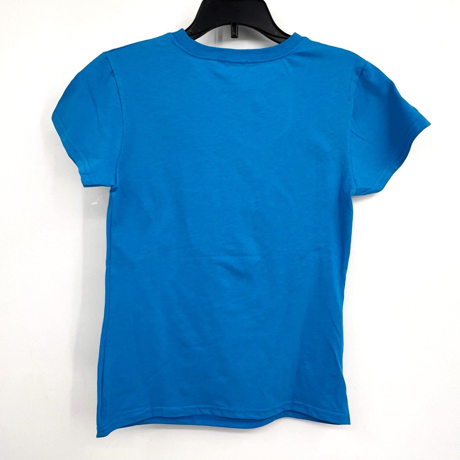 JUNK FOOD Girl's Star Wars Princess Leia T-Shirt Size 10/12 LARGE Blue NWT