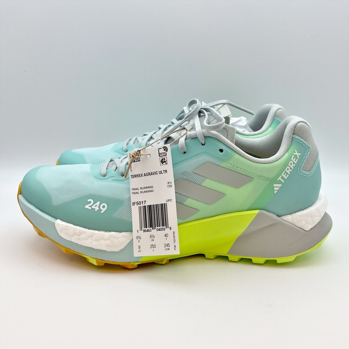 Adidas Womens Terrex Agravic Ultra Trail Running Sneakers US 8 Blue Green NIB