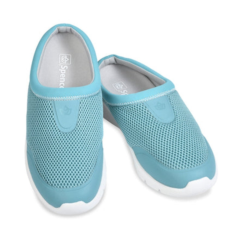 Spenco Womens Bliss Slip-on Shoes Size 10 B Aqua Blue Casual Mules NIB