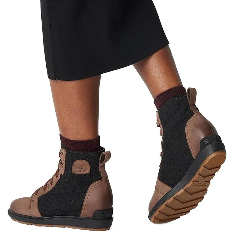 Sorel Womens Evie ll NW Ankle Bootie US 7.5 EU 38.5 Tan Suede Waterproof NIB