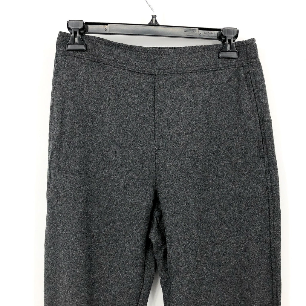 Everlane Womens The Wool Flannel Pull-On Pants Small Grey Heather Charcoal NWT
