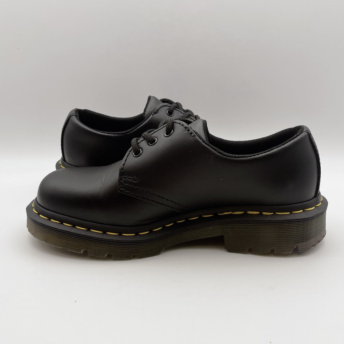 Dr. Martens Work 1461 Shoes Womens US 5 EU 36 Black Leather WR SR NIB
