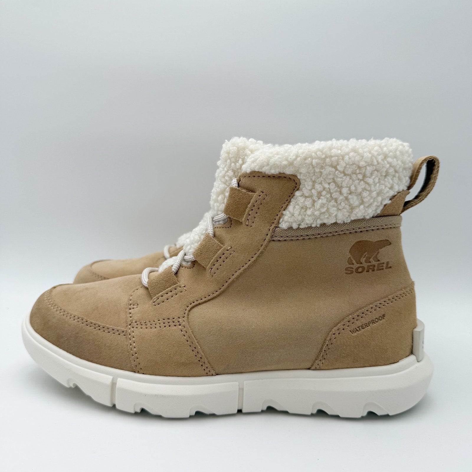 Sorel Womens Explorer Next Carnival Boots US 7 Tan Winter Waterproof NIB