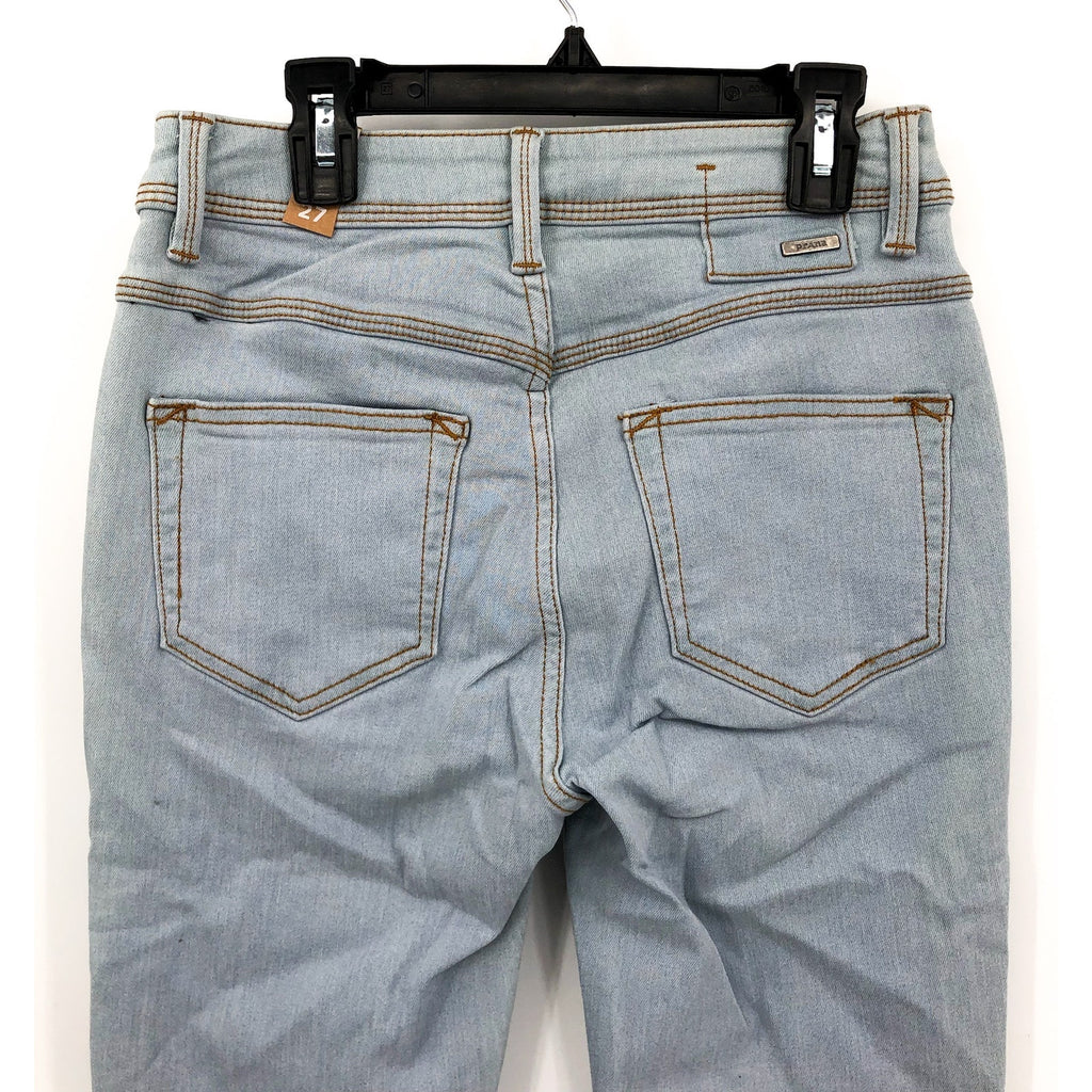 PRANA Womens Soma Skinny Jeans 27x30 US 4 Light Washed Blue High Rise NWT