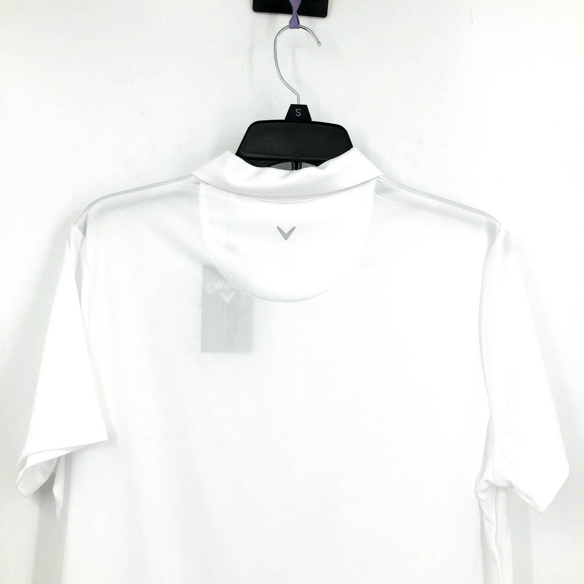 CALLAWAY Quarter Zip Short Sleeve Heather Golf Polo Shirt XL Brillant White NWT