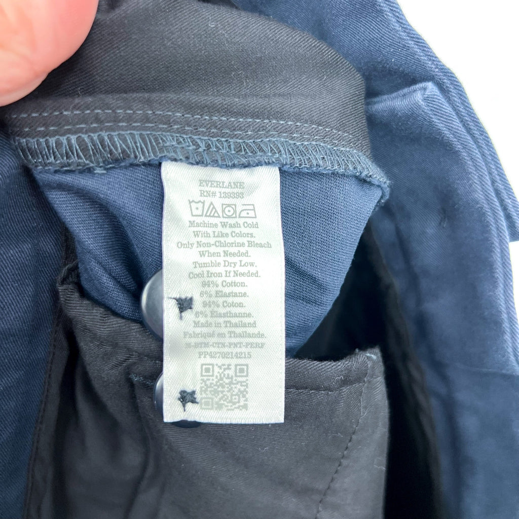 EVERLANE Men's Uniform Performance Chino 32x34 Navy Blue Slim Fit Pants NWT