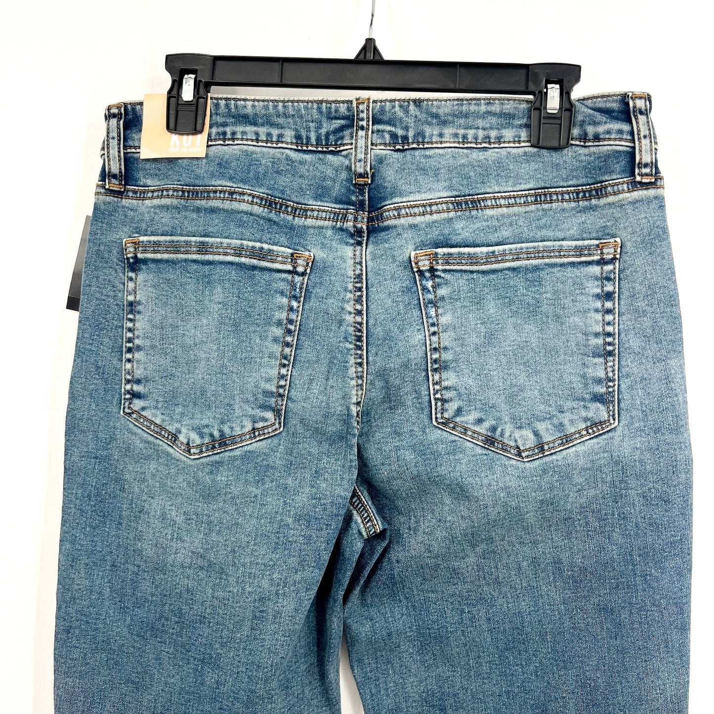 KUT FROM THE KLOTH Stella Flare Jeans US 10 Blue Debonairly High Rise Fab AB NWT