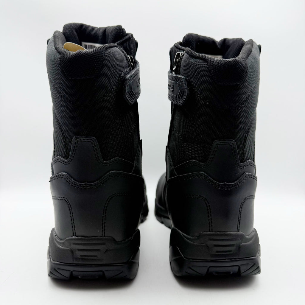 Battle Ops Mens 8” CT Tactical Duty Boot Size 9 Black Leather Waterproof NIB