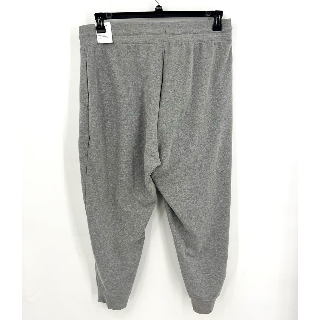 NIKE Womens Dri-Fit One 7/8 French Terry Joggers 1X Grey Sweatpants NWT