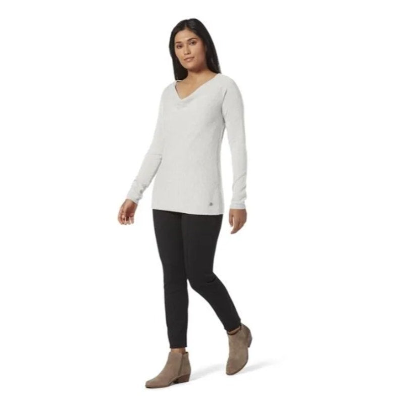 ROYAL ROBBINS Women's Westlands Cowl Sweater Medium Beige Sand Dollar NWT