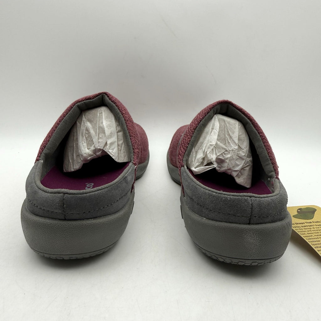Spenco Womens Aria Slip-On Shoes Size 6.5 B EU 37 Mulberry Purple NIB