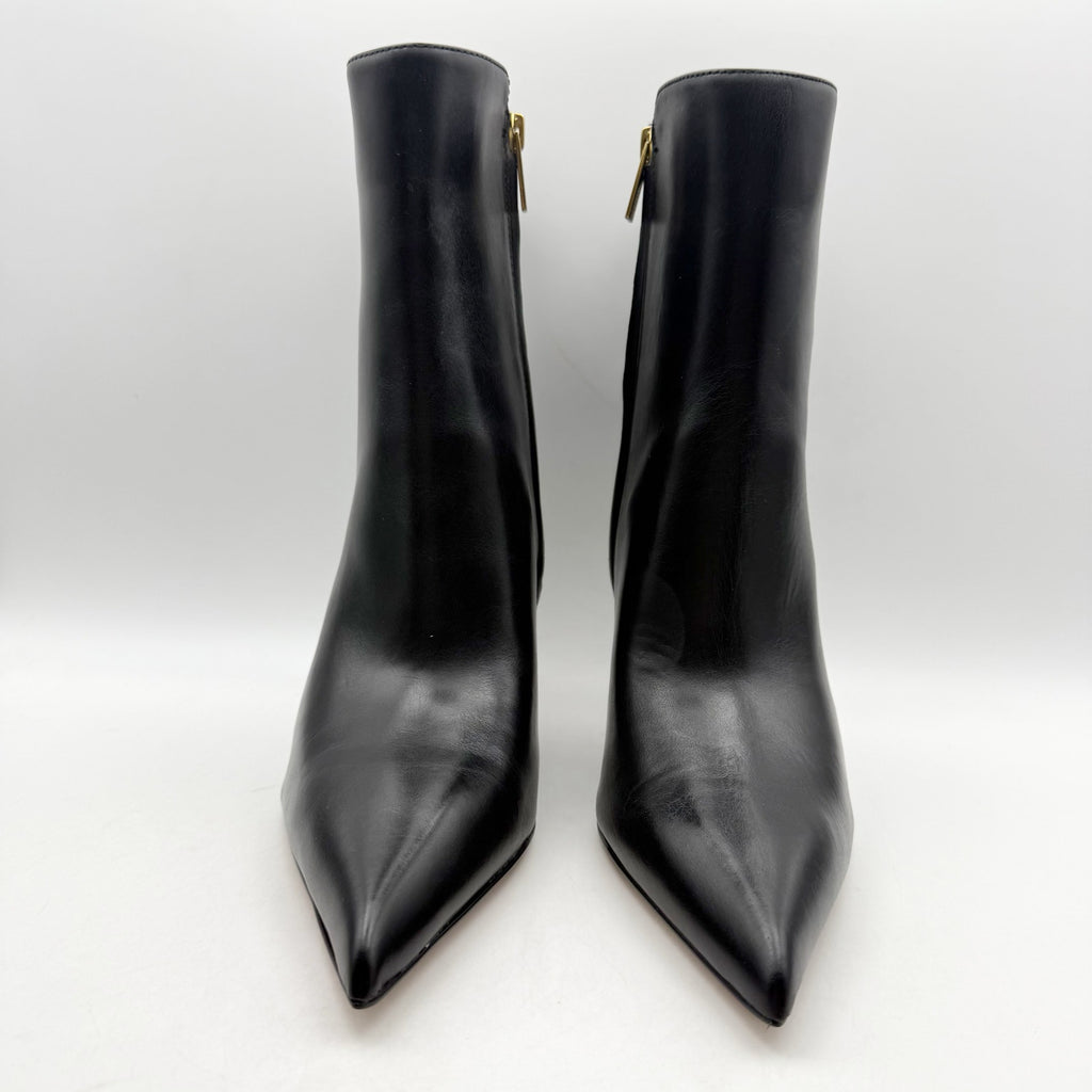 Vince Camuto Womens Poise Ankle Bootie US 9.5 M EU 41 Black Leather Heels NIB