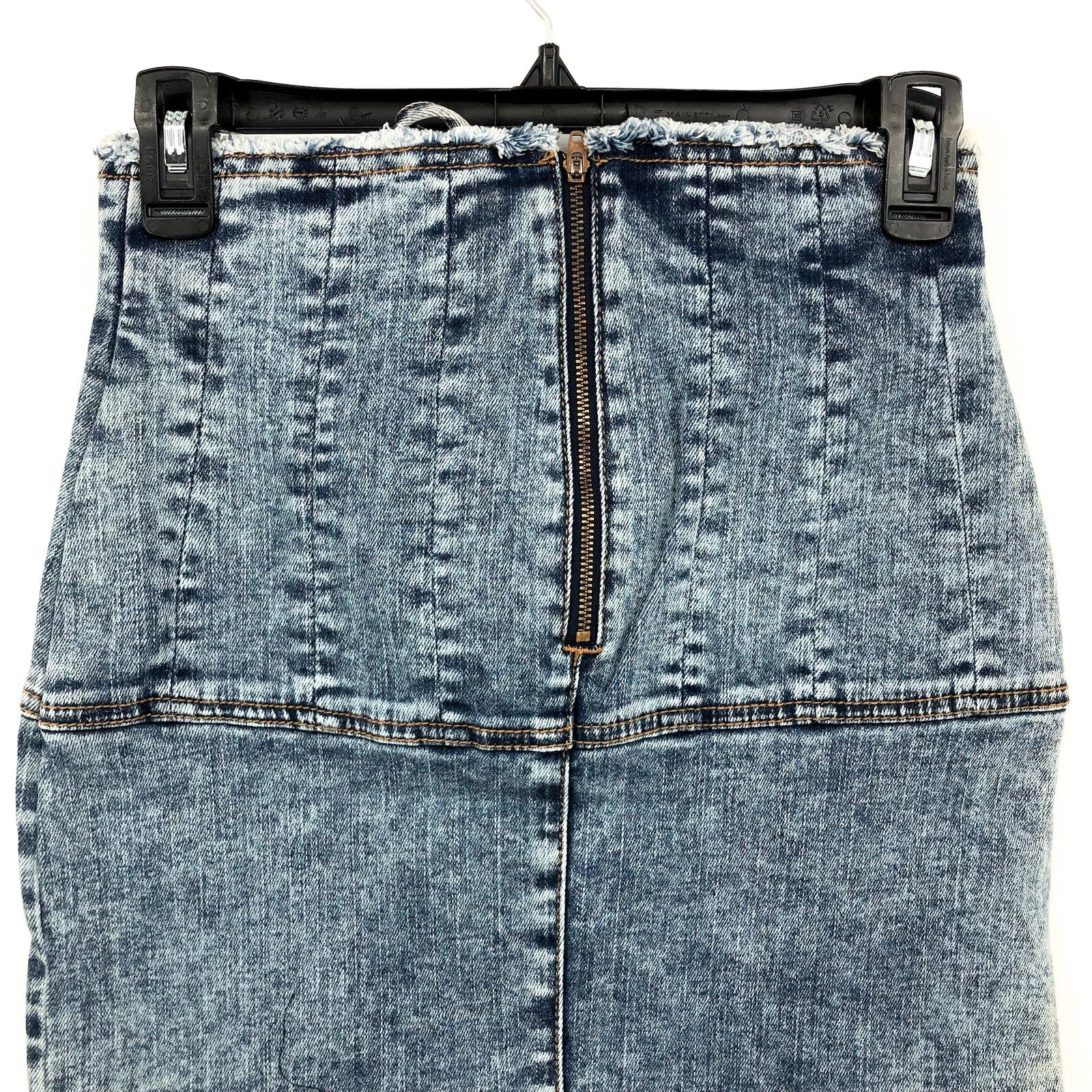 BARDOT Girls Corset Denim Skirt US 18 XXL Blue Acid Wash Cotton NWT