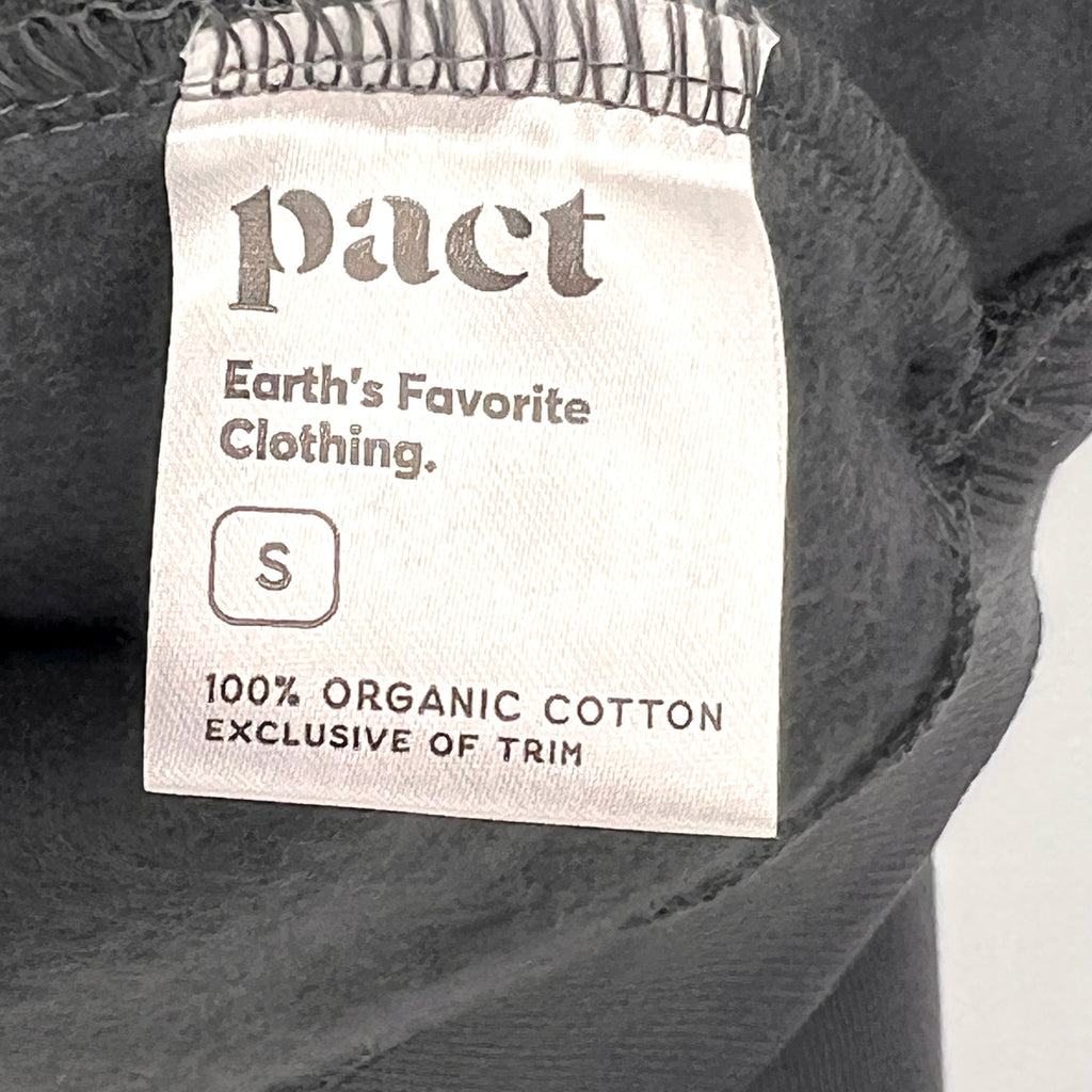 PACT Women's Star Signs Graphic Slouchy Sweatshirt Small Charcoal Grey NWT
