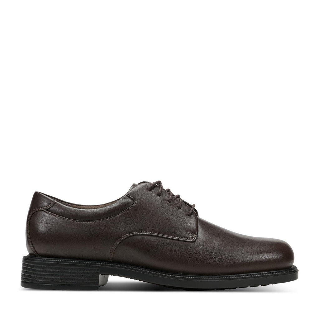 Rockport Mens Margin Plain Toe Oxfords Size 14 EU 49 Chocolate Brown NWOB