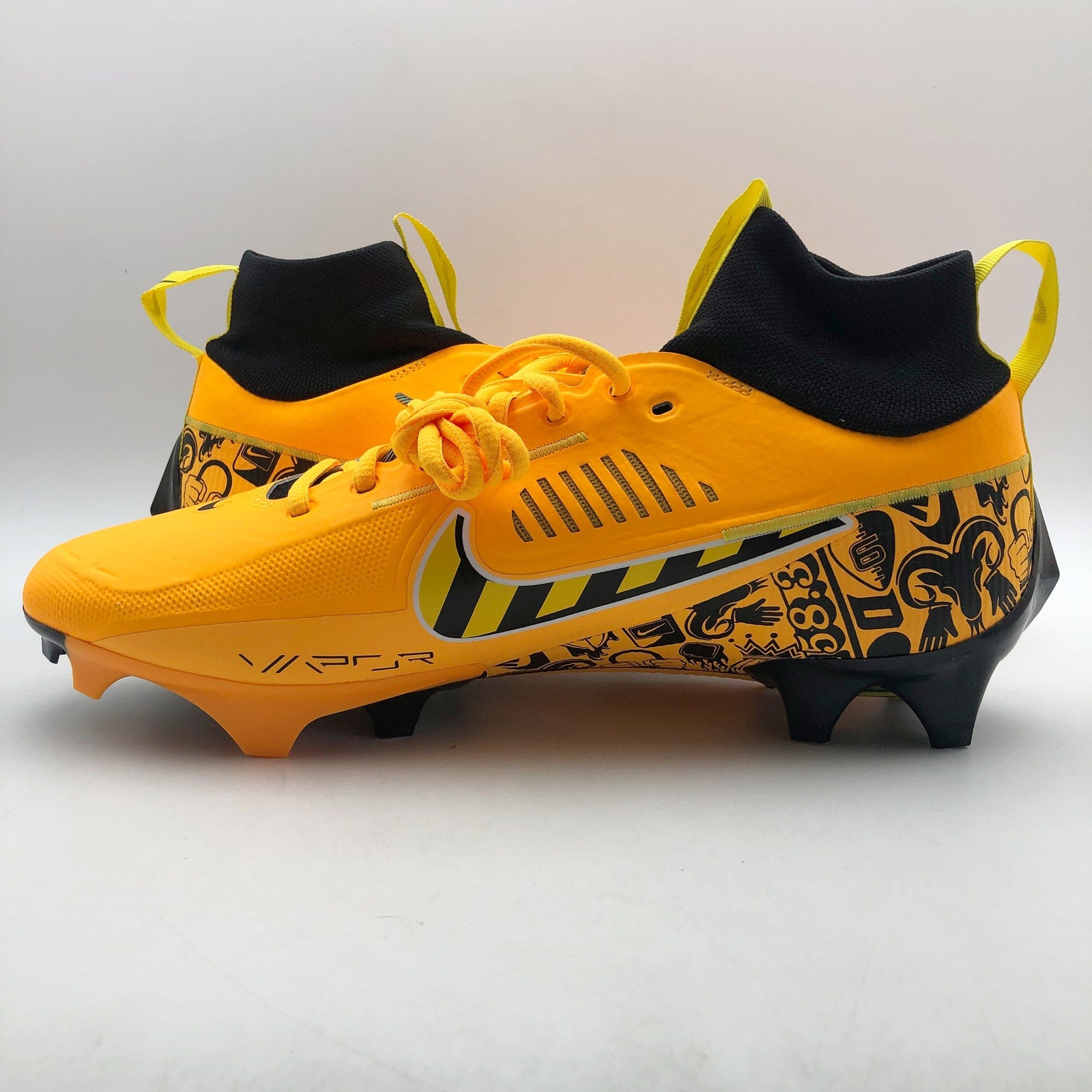 Nike Mens Vapor Edge Pro 360 2 Football Cleats Size 12 Orange Black NWOB