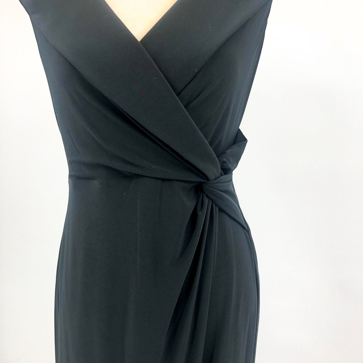 LAUREN RALPH LAUREN Women's Jersey Off-the-Shoulder Gown Size 8 Black NWT