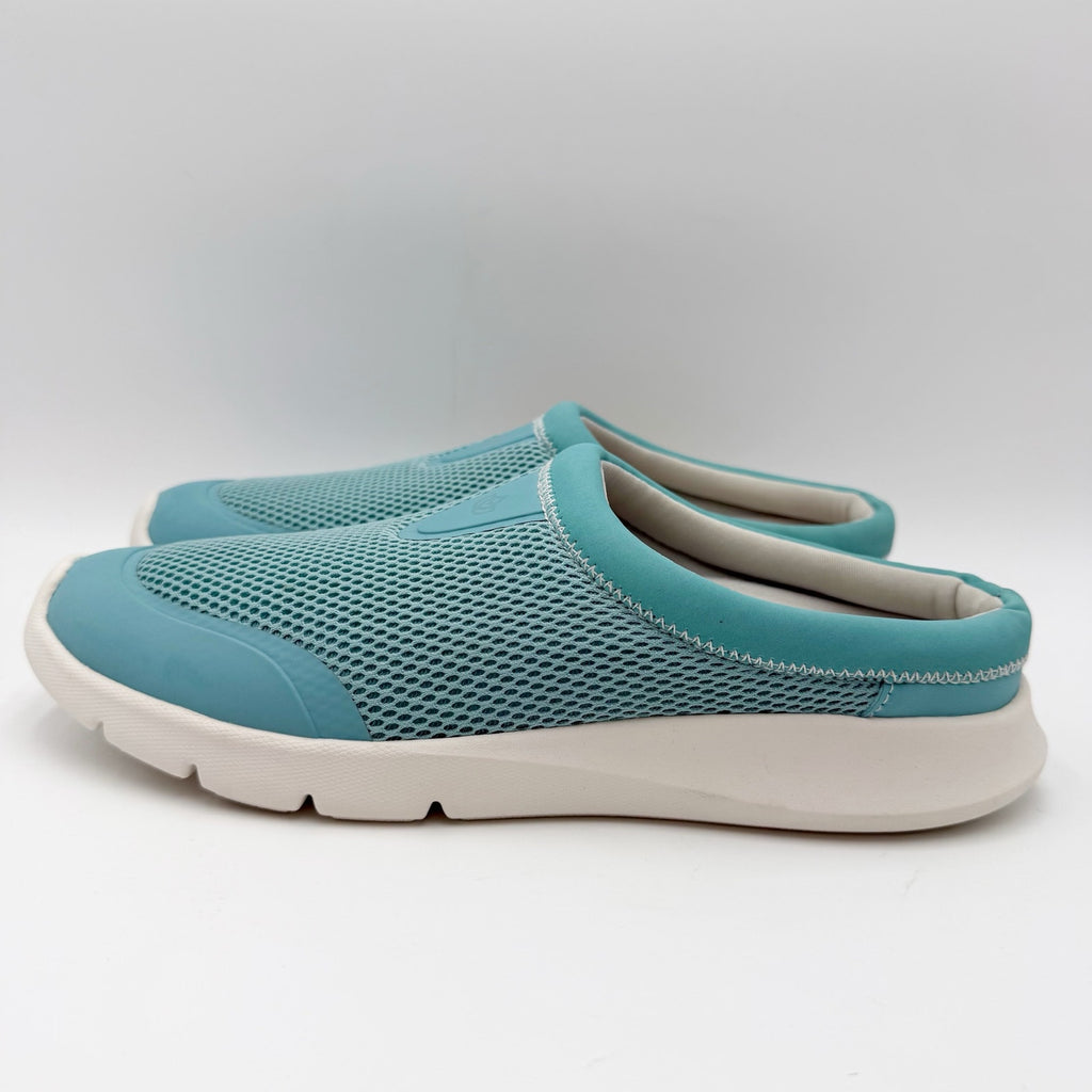 Spenco Womens Bliss Slip-on Shoes Size 10 B Aqua Blue Casual Mules NIB