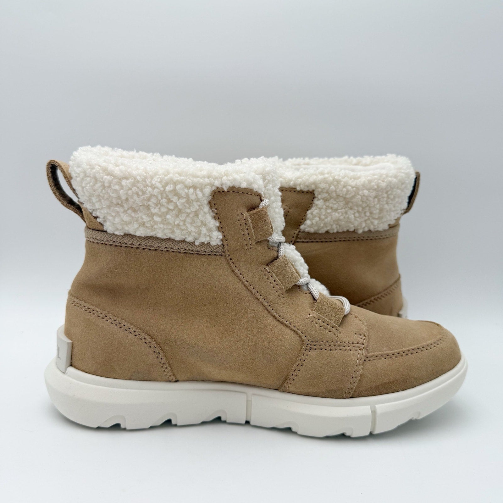 Sorel Womens Explorer Next Carnival Boots US 7 Tan Winter Waterproof NIB