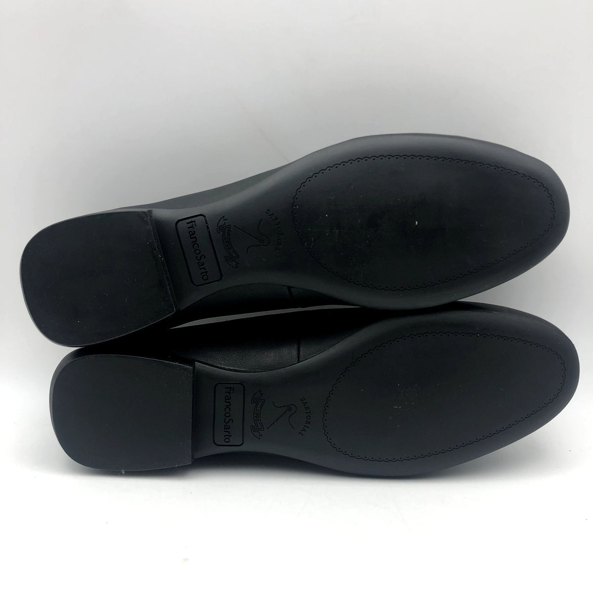 Franco Sarto Womens Faris Slip On Flats Size 6.5 Black Faux Leather NIB