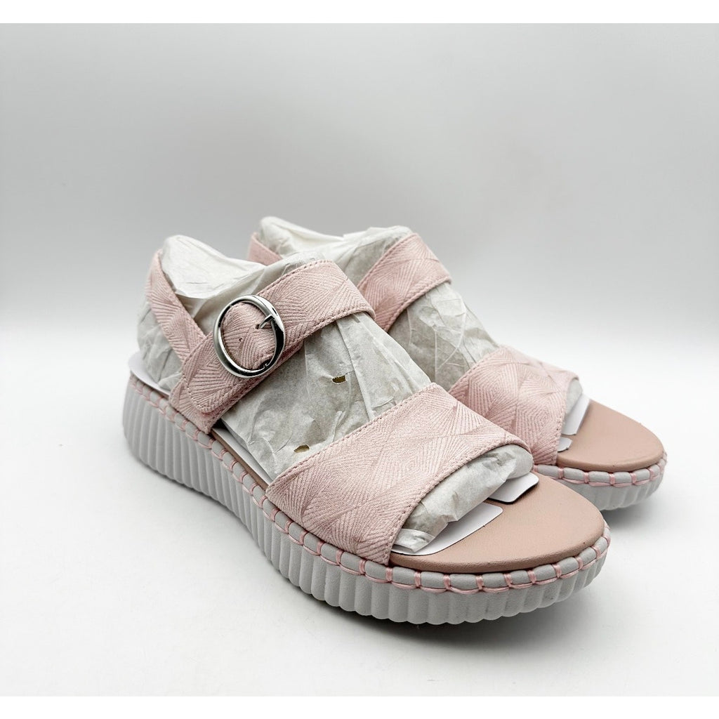 SKECHERS Womens Wilshire Boulevard Illusion of Love Sandals Size 8 Pink NIB