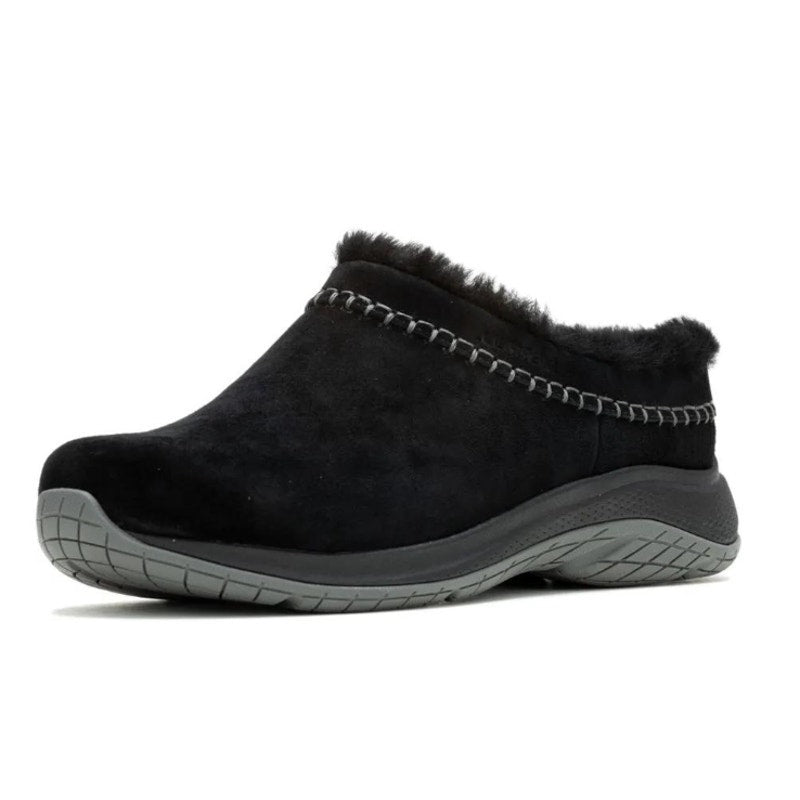 Merrell Womens Encore Ice 4 Clogs Size 9.5 EU 40.5 Black Suede Slip On NIB