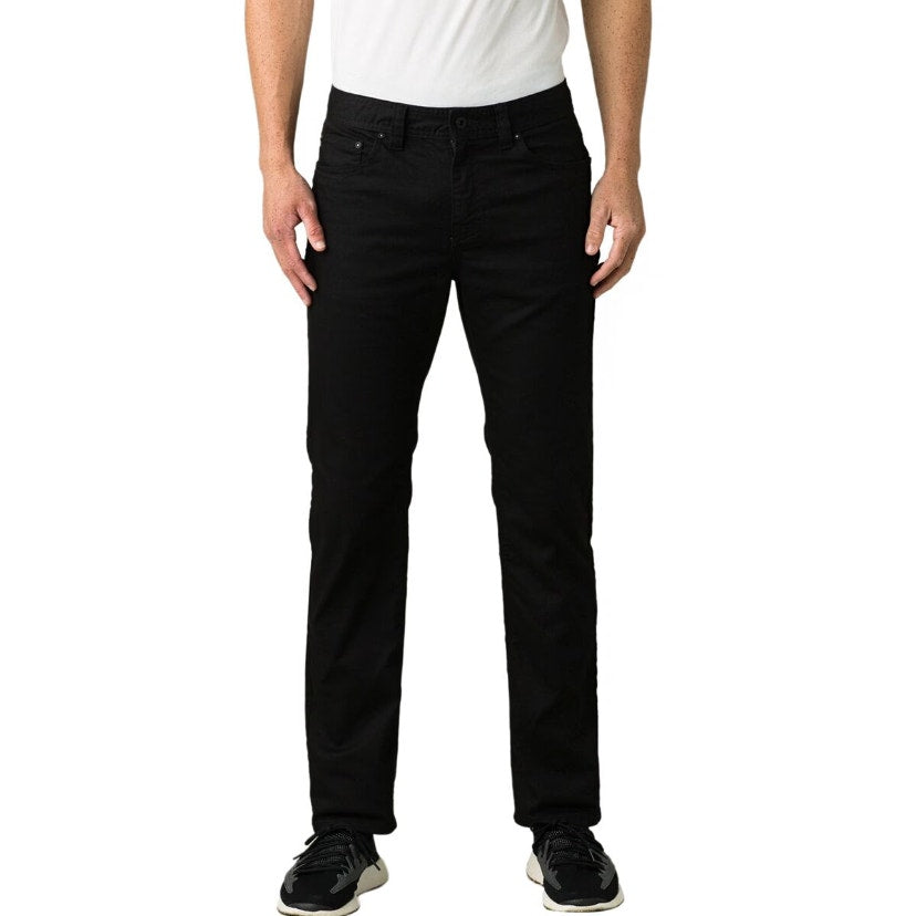 PRANA Men's Bridger Jeans 30x34 Black Out Straight Leg Slim Fit NWT