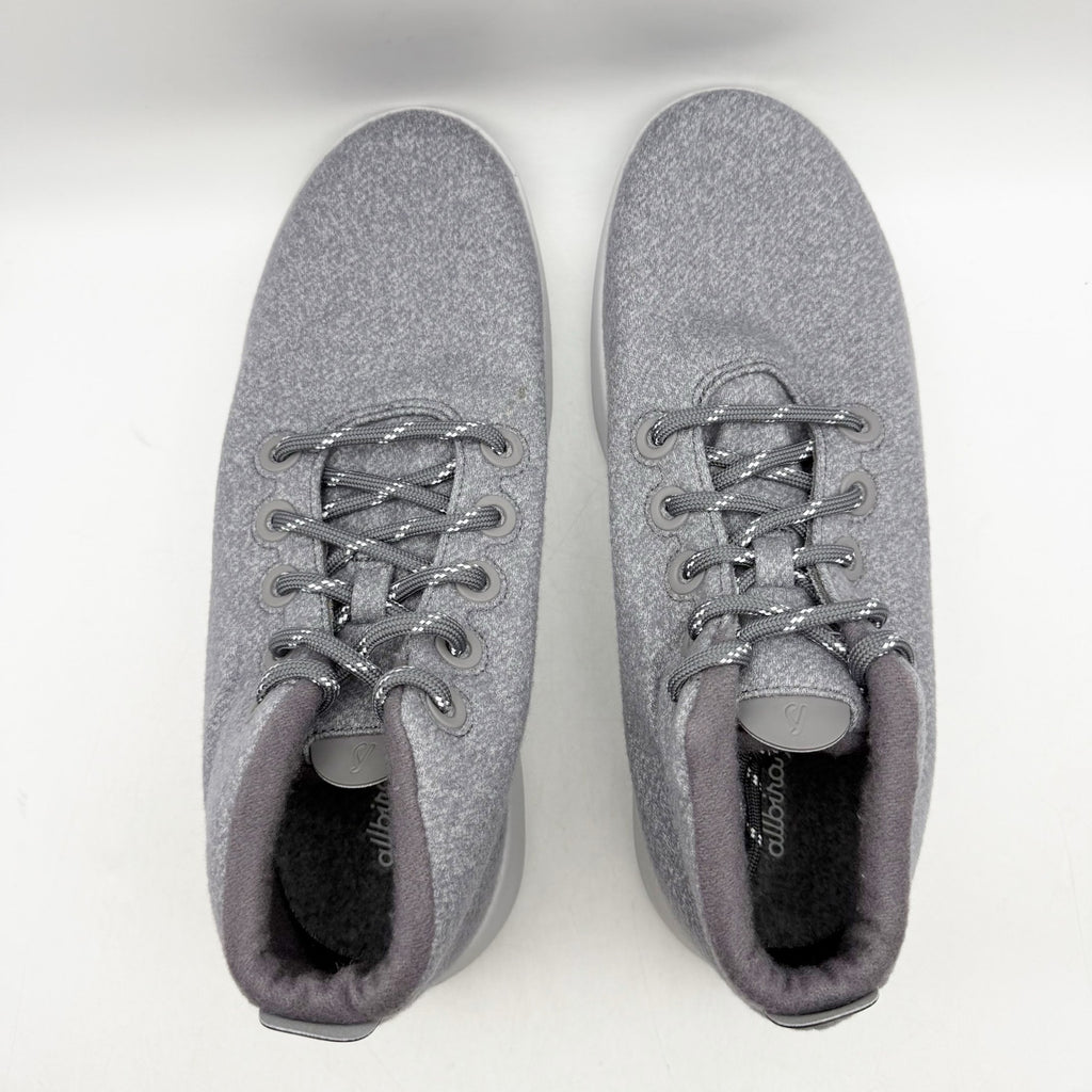 Allbirds Mens Wool Runner-up Mizzles Sneakers US 10 Grey Water-Repellent NWOB