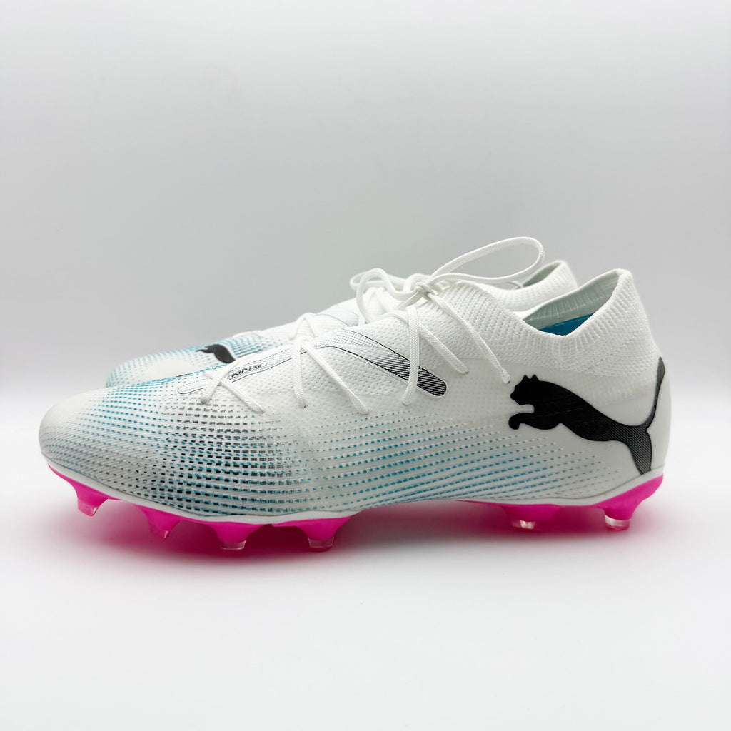PUMA Mens Future7 Match FG/AG Soccer Cleats Size 12 White Pink NWOB