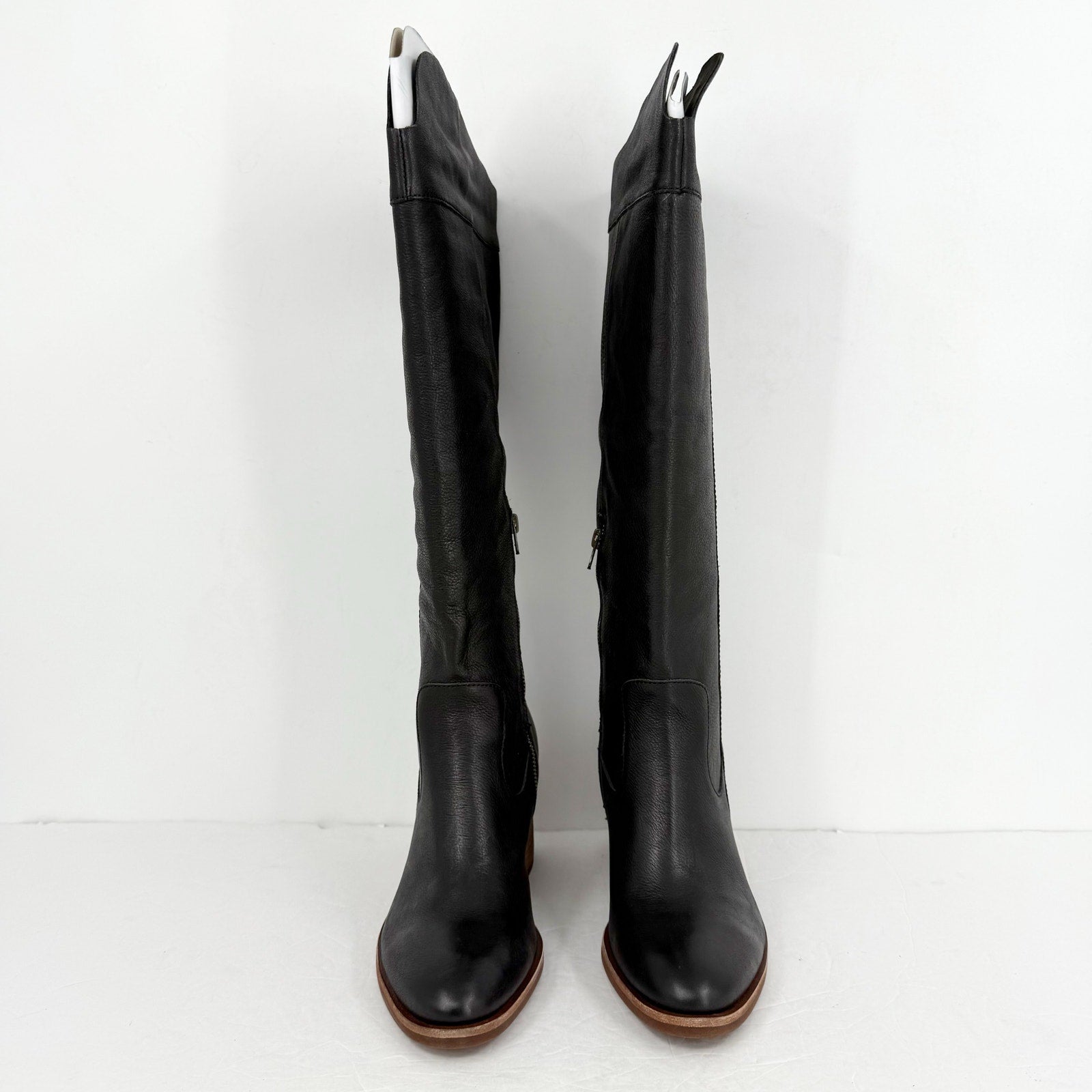 Kork-Ease Womens Avril Knee High Boots US 8.5 M EU 39 Black Leather NIB
