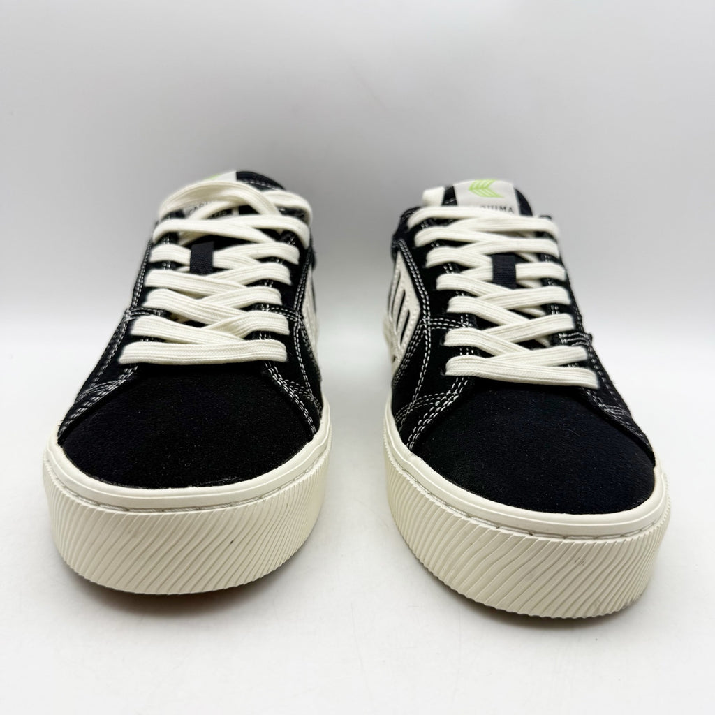 CARIUMA Catiba Pro Low Sneakers MENS 8 WOMENS 9.5 EU 40.5 Black White Canvas NIB