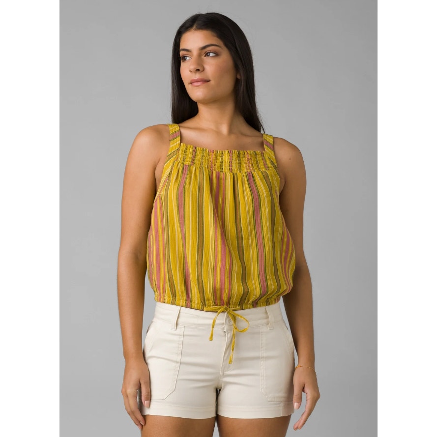 PRANA Women's Little Palm Cami Top Medium Leapfrog Stripe NWT