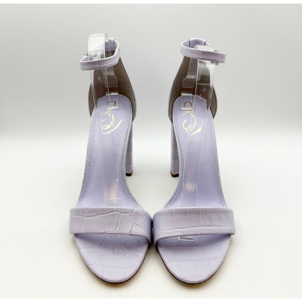 SAM EDELMAN Womens Yaro Dress Sandals Size 10M Purple Leather Heel NWOB
