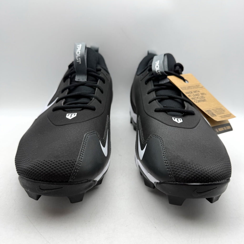 Nike Mens Force Trout 9 Keystone Baseball Cleats US 10.5 Black White FB9728 NWOB