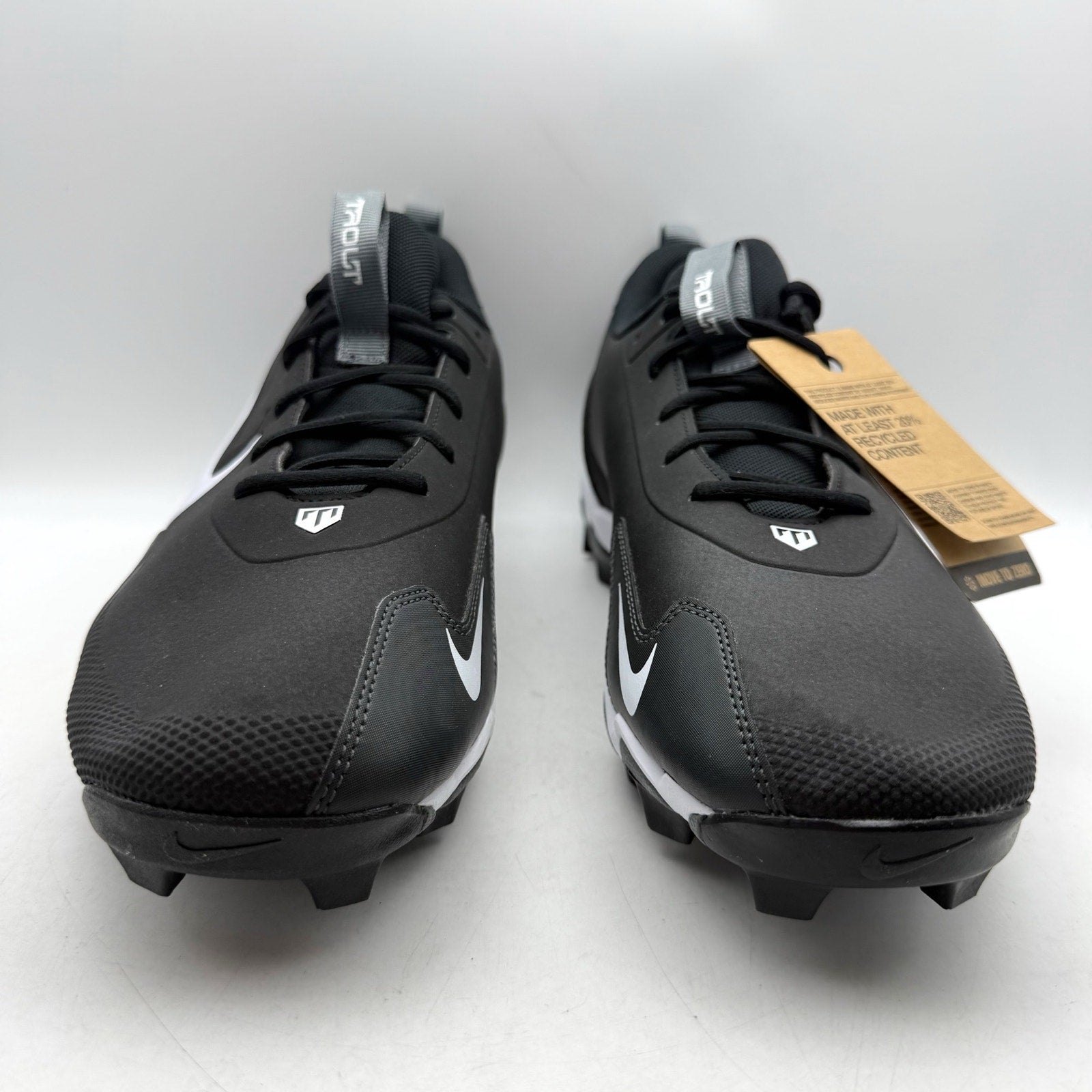 Nike Mens Force Trout 9 Keystone Baseball Cleats US 10.5 Black White FB9728 NWOB