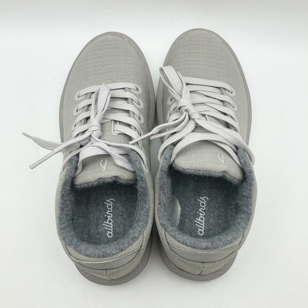 AllBirds Women's Piper Casual Sneakers Size 5 Pewter Grey Merino Wool Woven NIB